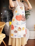 건축도장기능사 앞치마 귀여운 곰돌이 베리 작업용 미술 바리스타 홈패션 : 배움스토어