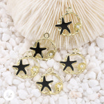 불가사리 미니 조개 팬던트 키링 부자재 만들기 재료 A1277 : 오로라데코덴