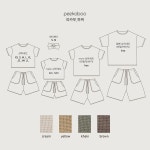피카부 하찌 SS 여름 아기 옷 패밀리 룩 4컬러 : 르미마켓