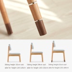 아일랜드의자 높은 바텐 의자 바체어 북유럽 간단하고 조정 가능한 학습 식사 단단한 나무 학습 유럽 너도밤 나무 부드러운 안락 : 대방몰