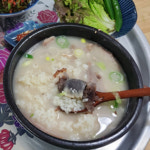 부산 돼지국밥 1 순대국bab 소머리국BAB 김이 모락모락 파 숭숭 뚝배기 밀키드 일등손님 : 네내일로가게