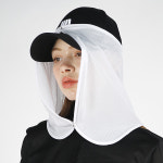1+1 홈바내쓰 쿨링 썬가드 얼굴 햇빛가리개 자외선 차단 햇빛 농사 등산 모자썬가드 : 어퍼클래스