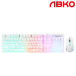 앱코 KM400 Combo 게이밍 키보드 마우스 세트 화이트 : 앱코공식파트너