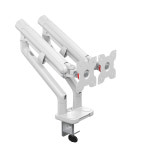 엘디엘마운트 고급형 슬림 모니터암 27 듀얼 모니터 거치대 화이트 APL-H02W : 애니포트 공식스토어