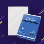 PP 제본용표지 A4 사선 투명 0.5mm 100매입 1권 : 스쿨샘샵