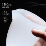 티세트 홈카페 일본식 중식 유리 차 라이트 럭셔리 가정용 컵 옥 도자기 사무실 리셉션 하 : 바나바Bernabe