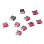 컴엑스아이 스마트키퍼 UL03P1 USB 포트락 (핑크, 10개) : 디스컴시스템
