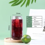 375ml 100개 캔시머 공캔 플라스틱 PET 투명 공병 용기 페트캔 실링캔 음료수용 빈캔 : 스타 리빙