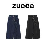일본 ZUCCa 주카 라이트 온스 데님 팬츠 와이드팬츠 빈티지 인디고  일본직구 : 도쿄지헨