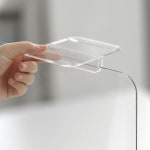 코로나칸막이 아크릴 가림막 비말 투명 식당 카페 음식점 학교 학원 병원 약국 가림판 제작 30x35 : 아트시스