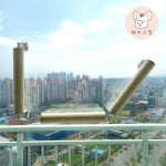 고양이 수직 기둥 면줄 스크래쳐 수직형 : 해리스힐