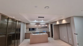 세동네 모던티비 전국시공 led간접조명 led 조명 인테리어 우물 천장 : 주식회사 세동네