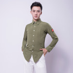 남자라틴댄스복 장거리 댄스 의상 신상 남자 성인 국표 사교댄스 상의 모던 라틴댄스 : 노마드데이