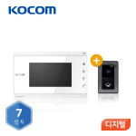 코콤비디오폰 K6B VP-70C 디지털 초인종포함 매립형 노출형 인터폰 전국설치 : 더유성
