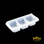 GP70-3 사각3칸반찬용기  일회용소스용기 3칸용기 1500세트 : 미소팩몰