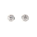 베라 옥타고널 솔리테어 귀걸이 (Vera Octagonal Solitaire Earrings) : 미스그린