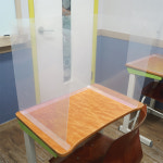 PP 가림막 가림판 학교 급식 개인 위생 용품 칸막이 약국 학원 은행 급식실 프라이버시 반투명 파티션 : 대현상사