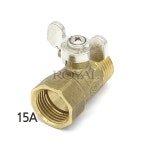 신주 나비밸브 (F-M)15A 남성정밀 XL관 스텐주름관 설비배관 설치부속 : 로얄배관몰