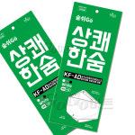 1+1 숨쉬고 상쾌한 숨 KFAD 비말차단 마스크 100 매(50매+50매)/ 숨쉬기 편한 마스크/ 여름용 마스크 : gogo마트