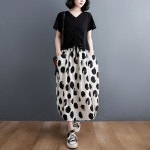 여성 캐주얼 투피스 반팔티 롱 스커트 빅사이즈 Ac87 : 트랜드클릭