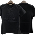 [논현 더팩토리](당일) [MONCLER] 몽클레어 여성 크리스탈 빅로고 반팔티  블랙 (8C00016 829FB 999) : 논현 더팩토리 명품편집샵