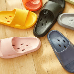 EVA 낮은 발등 욕실화 화장실 미끄럼방지 욕실 슬리퍼 : 선호네