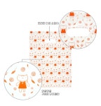 2737 단추 패턴 봉투 (100매입) : 재화네