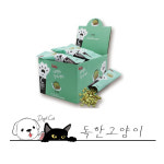 [독&캣] 더캣츠 쿠키샌드 연어맛 30개입 1box (20g) / 고양이마약간식 / 길냥이간식 : 독한고양이