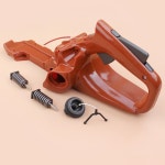 가스 연료 탱크 어셈블리 후면 핸들 husqvarna 445 450 445e 450e 전기톱 525862104 525862101 537437901 : 더이니그마
