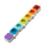 파워존 꺾이는 usb 디자인 인테리어 멀티탭 고용량 멀티 콘센트 테트리스 5구 1.5m : 파워존 공식몰
