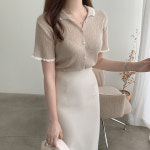 [더봄]쥬쥬 배색 가디건 2color : 더봄