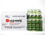 [태경식품] 광천 내포재래김 도시락 128봉 부드러운 재래김 : 광천내포재래김