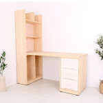 수앤홈 로이 원목 책장형 저학년 초등학생 h책상 : 수앤홈