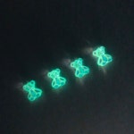 야광 젤리 곰돌이 네일파츠 : 로와네일몰