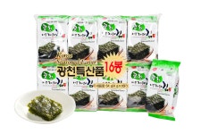 [태경식품] 광천 내포재래김 도시락 128봉 부드러운 재래김 : 광천내포재래김