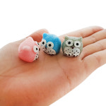 테라리움 꾸미기 동글이 부엉이 피규어 1P : 비오스샵