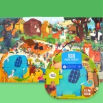 애니멀 일러스트 퍼즐 108p (동물원) 교육 장난감 어린이집교구 놀이 : 올킬샵