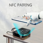 블루투스리시버 오디오 호환 수신기 nfc led 디지털 디스플레이 블루투스 5.0 : EBplus