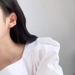 [이어커프] 미니 데일리 진주 이어커프 페이크 귀찌 알러지방지 : 모드니츠