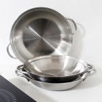 스텐 통3중 감자탕냄비 26cm 국산 전골 찌개 즉석 떡볶이 인덕션 업소용 : 모두담아