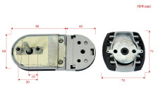 휴타임 큐비클 화장실표시정 엘레강스잠금쇠 N-205 : 휴타임큐비클하드웨어
