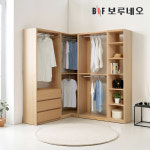보루네오 리타 드레스룸 시스템 옷장 시스템장 오픈 가구 800 1단 옷장 : BIF 보루네오가구
