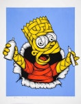 Otto schade 오토 샤데 심슨 Bart 캐릭터 아트 한정판 판화 액자 포함 : 갤러리 다듬