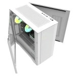 darkFlash DLX200 MESH RGB 강화유리 (화이트) : 컴공 주식회사