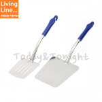 업소용 스텐 대형 뒤지게 전뒤지게 로터스 큰 뒤집게 파전 부침대 뒤집개 패티 스패츌러 : 리빙라인