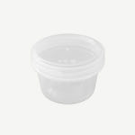 TY 사출 원형용기 스크루 92파이(소) 투명+뚜껑 540개입 250ml 배달 포장 : 팩토리팩