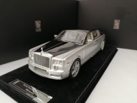 Maisha Rui 1:18 Rolls Royce Phantom 7 Conqueror 자동차 vii 실버 블랙 : 탑다이캐스트