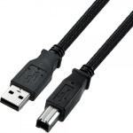 산와서플라이 USB2.0 AM-BM 나일론메쉬 케이블 KU20-NM 5m, 1개 : 유그린스토어