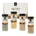 곡물이야기 4종 선물세트 기장쌀 수수쌀 완두콩  잡곡 슈퍼푸드 혼합곡 잡곡밥 보험 판촉 특판 사은 답례품 명절 설 추석 선물 : HM쇼핑