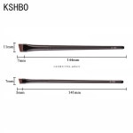 아이메이크업 kshbo 2 개대 브로우 컨투어 브러쉬 브로우 라이너 브러쉬 휴대용 작은 각도 브로우 라이너 브러쉬 여성 메이크업 화장품 도구... 